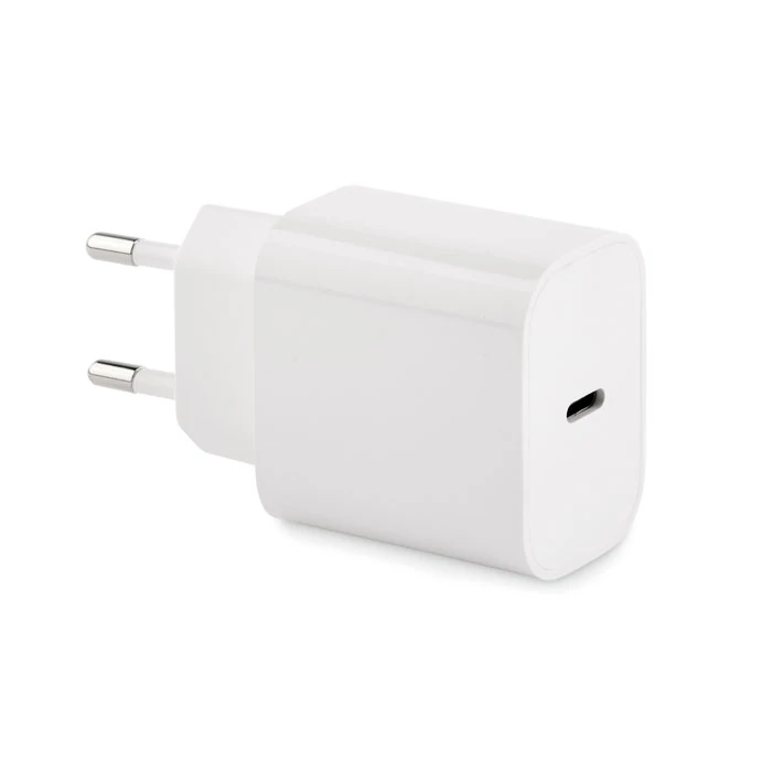 PLUGME - 20W 2 pólusú EU USB töltő - Fehér