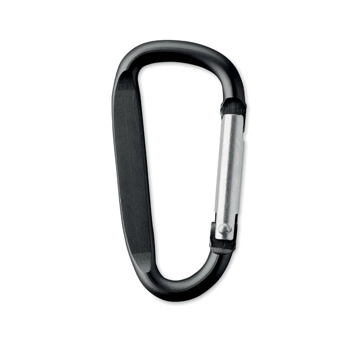 GANCHO - Alumínium karabiner - Fekete