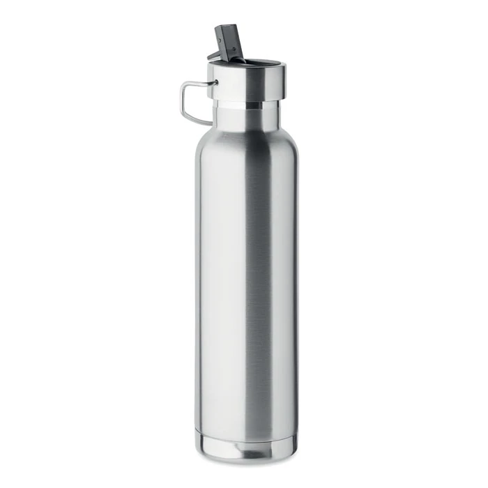 RIFLOW - Duplafalú termoszpalack 660 ml - Matt Ezüst