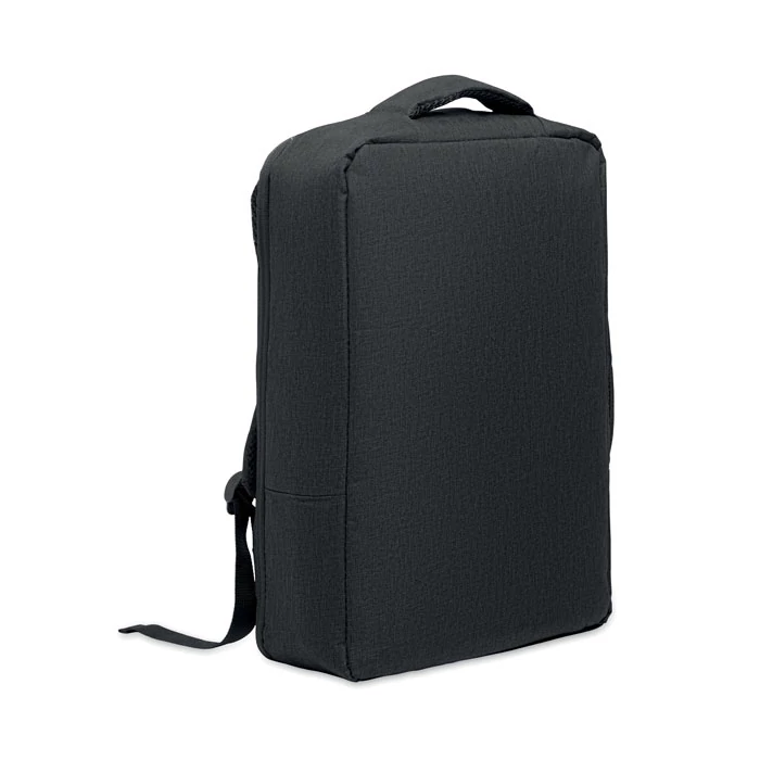 LAUGAR - Vékony 15colos laptop hátizsák - Fekete