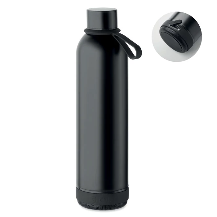 MUSEY - Duplafalú palack 500 ml - Fekete