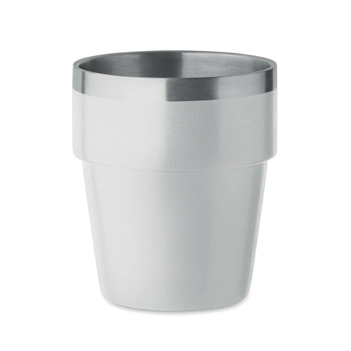 ACERITO - Duplafalú pohár 250 ml - Fehér