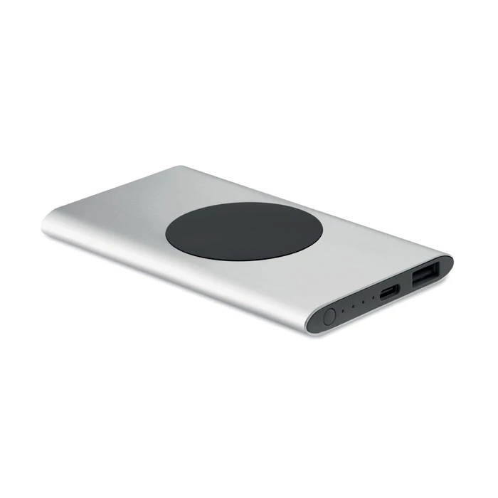 POWERPLUS - 5000mAh 15W vez.n. powerbank - Matt Ezüst