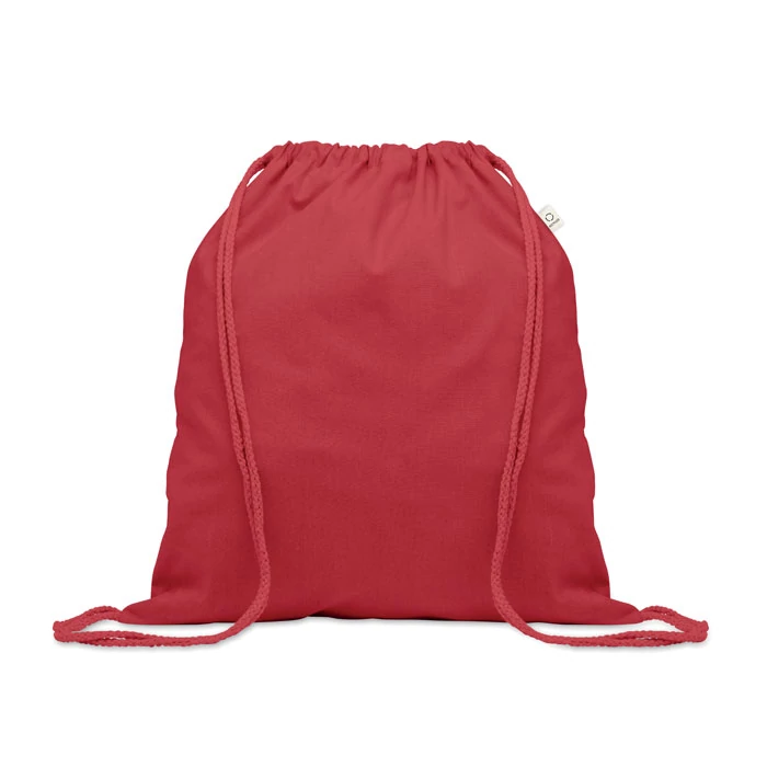 CABETRI COLOUR - Újrah. 140g húzózsinóros táska - Piros