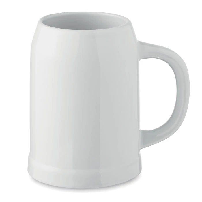 SUBLIER - Szublimációs söröskorsó 500 ml - Fehér