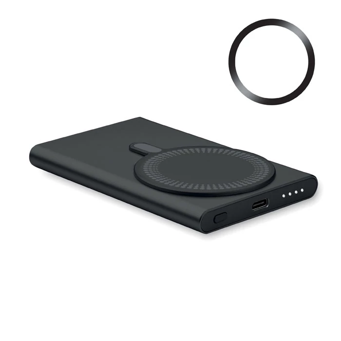 PAWTT - Vezeték nélkül töltő powerbank - Fekete