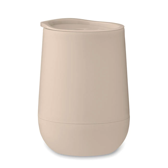 GO - PP duplafalú pohár 300 ml - Bézs