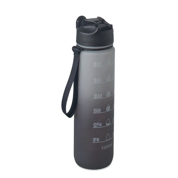 ACTIVATE - RPET sportkulacs 1 liter - Fekete