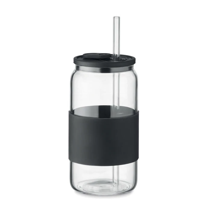 BOROSIP - Boroszilikát pohár 550 ml - Fekete