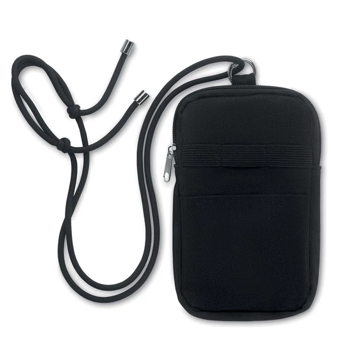 MOBIBOLSA - Keresztpántos telefon tartó - Fekete