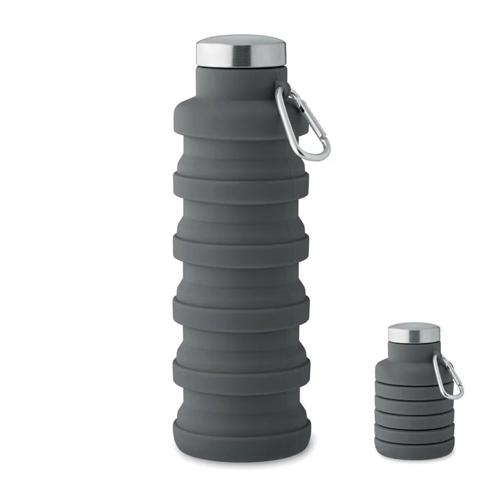 KOLAPSI - Összecsukható kulacs 500 ml - Kőszürke