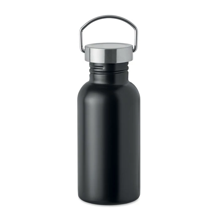FLORENCE SING - Szimplafalú palack 500 ml - Fekete