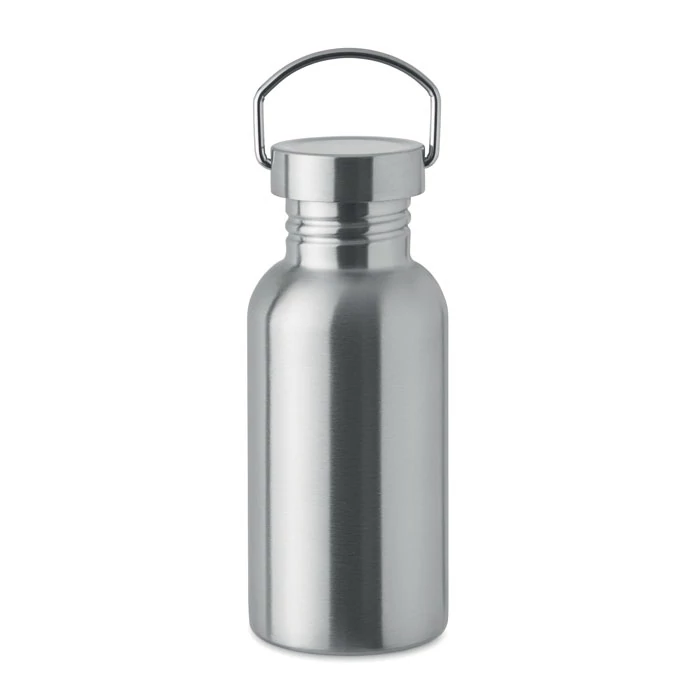 FLORENCE SING - Szimplafalú palack 500 ml - Matt Ezüst