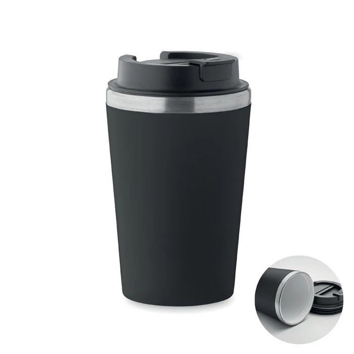 BLERM - Pohár kerámia bevonattal 350ml - Fekete