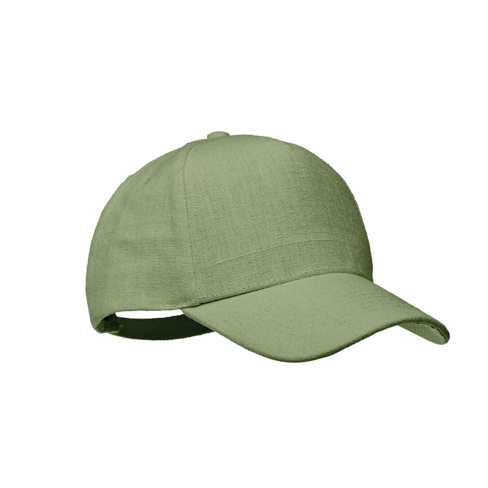 NAIMA CAP - Kenderszövet baseball sapka - Zöld