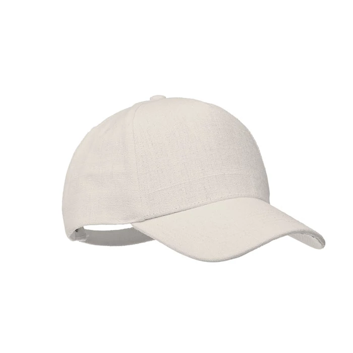 NAIMA CAP - Kenderszövet baseball sapka - Bézs