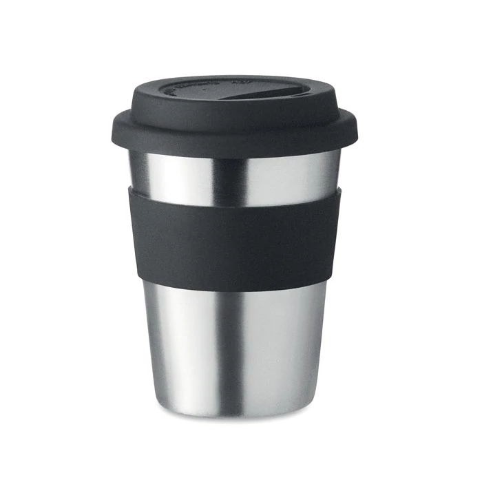 IRMUG - Rozsdamentes acél pohár 350ml - Fekete