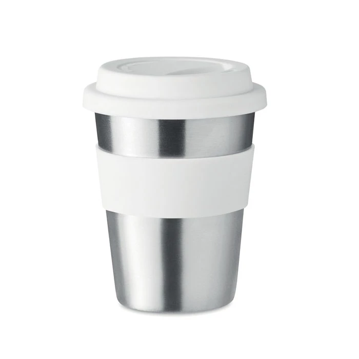 IRMUG - Rozsdamentes acél pohár 350ml - Fehér