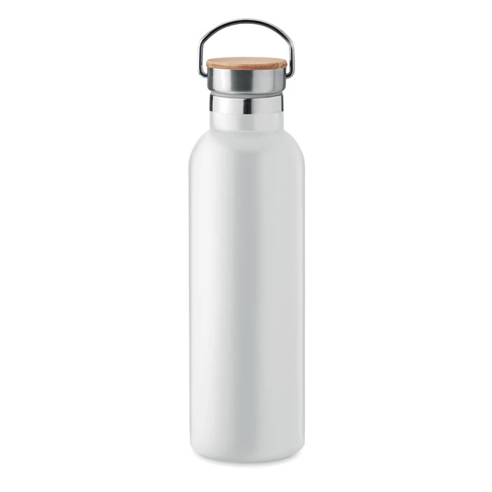 HELSINKI MED - Duplafalú termosz 750 ml - Fehér
