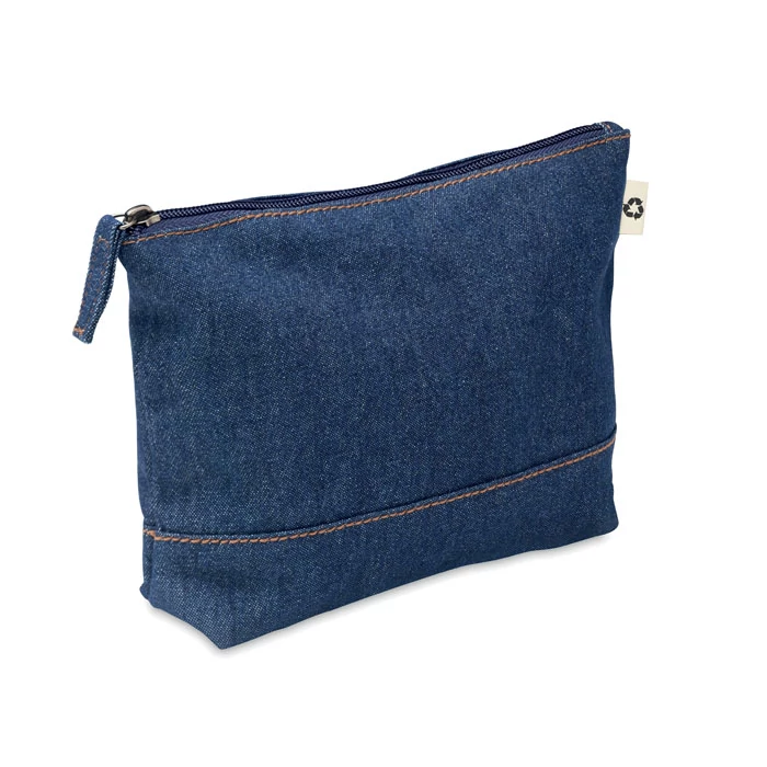 STYLE POUCH - Újrahaszn. farmer piperetáska - Kék