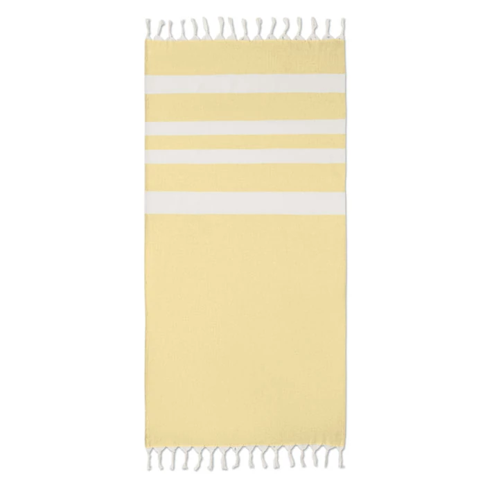 AGOURA - Hamam törölköző/takaró 140 g - Sárga