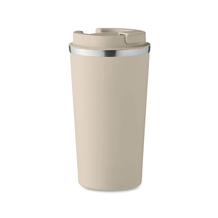 BRACE + - Duplafalú pohár 510 ml - Bézs