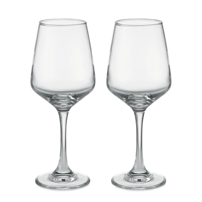CHEERS - 2 db-os borospohár készlet - Áttetsző