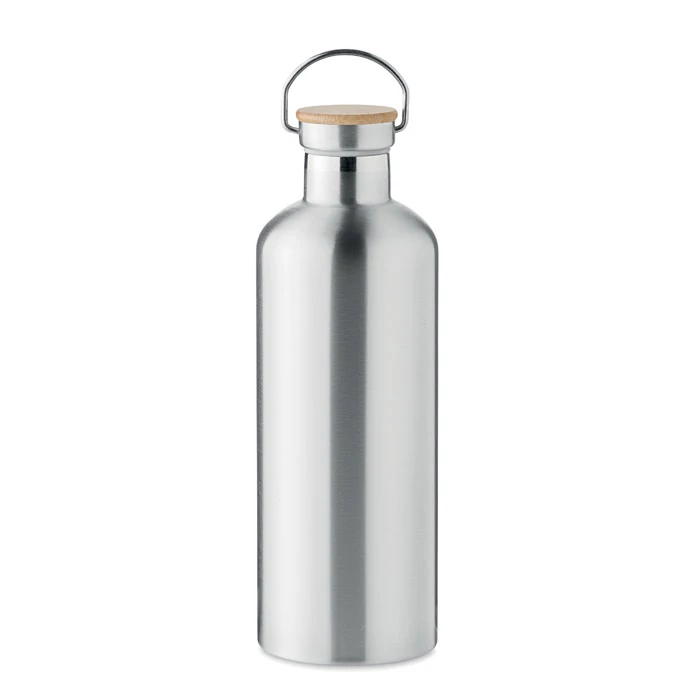 HELSINKI EXTRA - Duplafalú termoszpalack 1,5l - Matt Ezüst