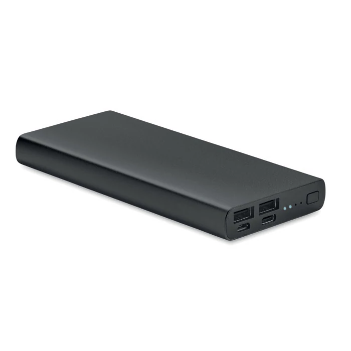 POWERFLAT 8 C - 10000 mAh powerbank - Fekete