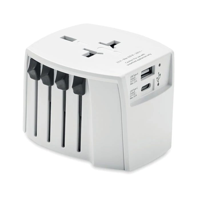 MUV USB A/C - Skross MUV USB A/C adapter - Fehér