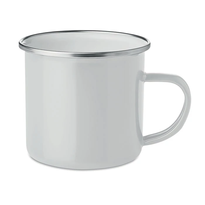 PLATEADO - Zománcozott szublm.bögre 350ml - Fehér