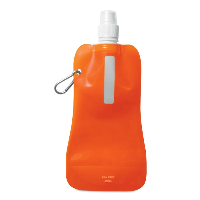 GATES - Összehajth. vizes palack 480ml - Áttetsző Narancssárga
