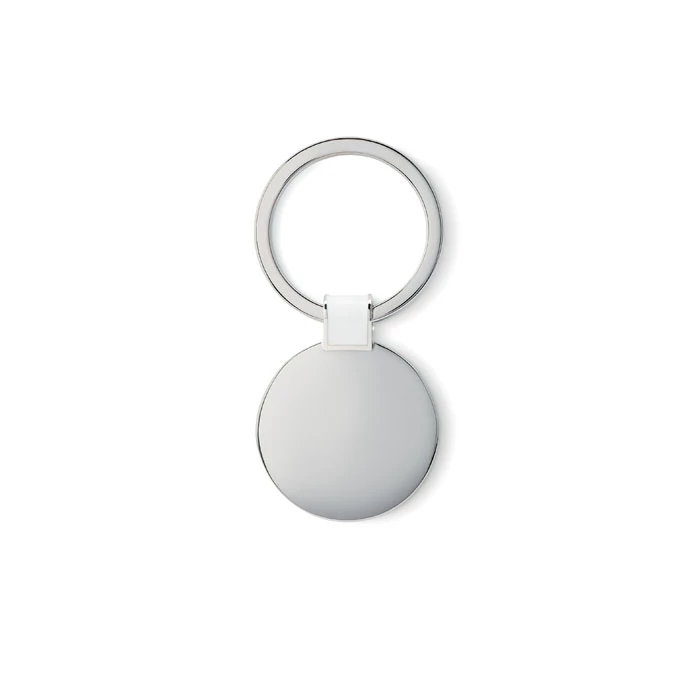 ROUNDY - Kerek kulcstartó - Fehér