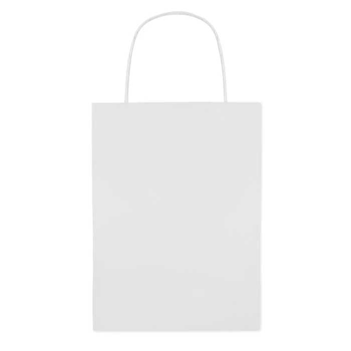 PAPER SMALL - Kis papír ajándéktasak 150 g - Fehér