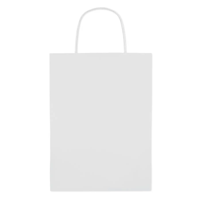 PAPER MEDIUM - Köz. papír ajándéktasak 150 g - Fehér