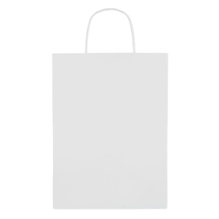 PAPER LARGE - Nagy papír ajándéktasak 150 g - Fehér