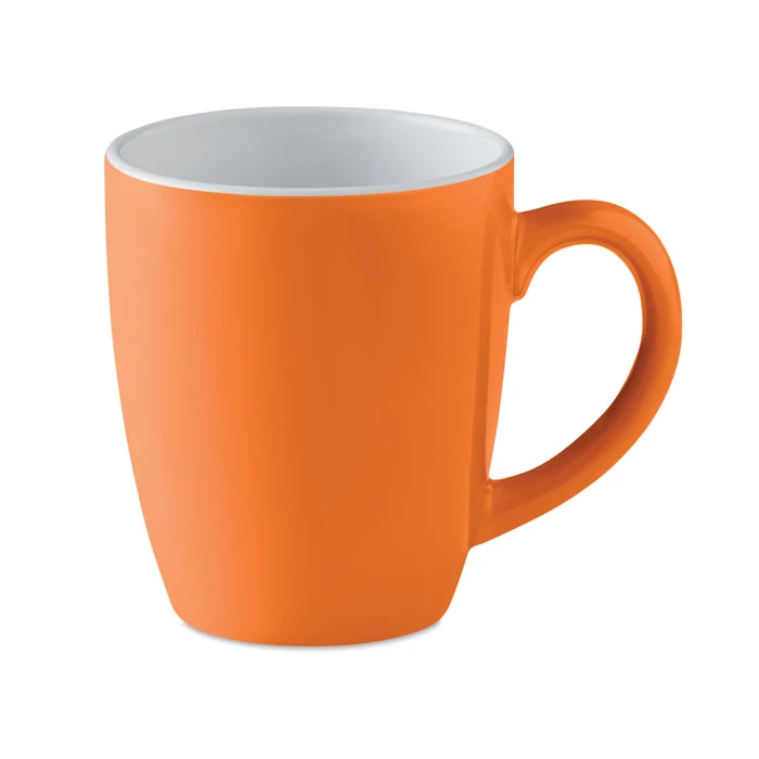COLOUR TRENT - Színes kerámia bögre, 290 ml - Narancssárga