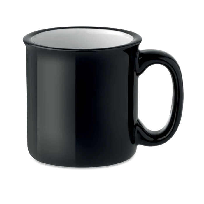 TWEENIES - Retró kerámia bögre, 240 ml - Fekete