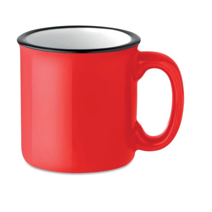 TWEENIES - Retró kerámia bögre, 240 ml - Piros