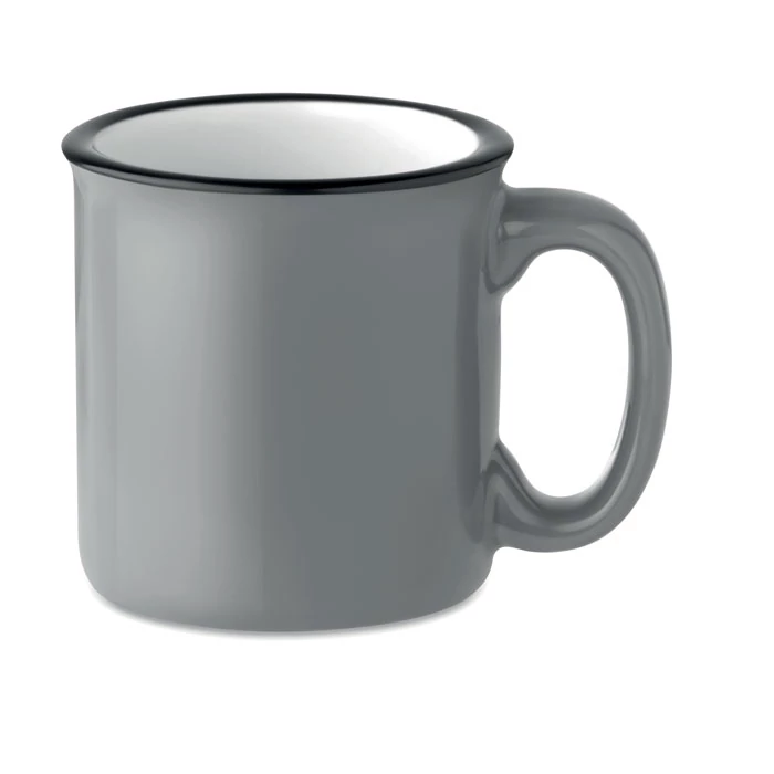 TWEENIES - Retró kerámia bögre, 240 ml - Szürke