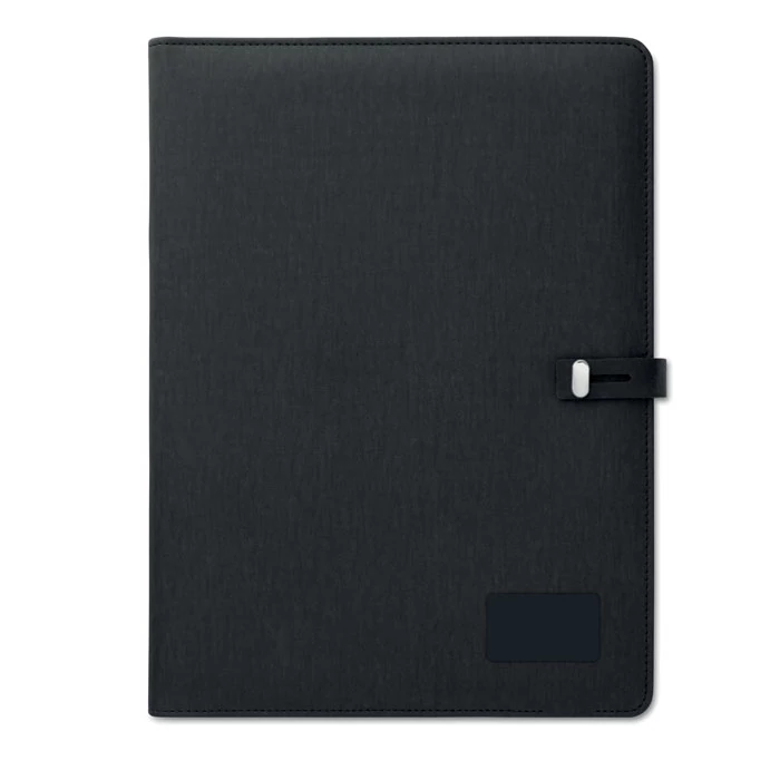 SMARTFOLDER - A4 mappa, 4000 mAh powerbank - Fekete