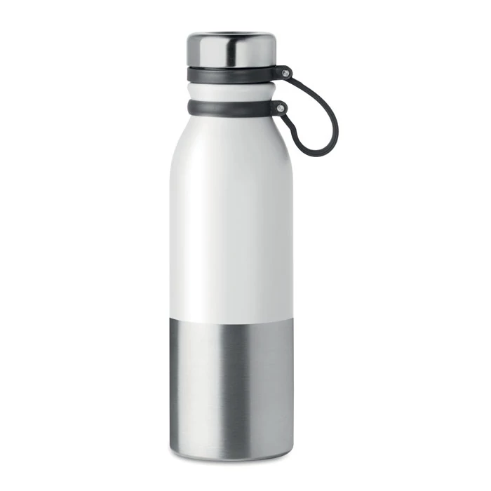 ICELAND - Duplafalú kulacs, 600 ml - Fehér