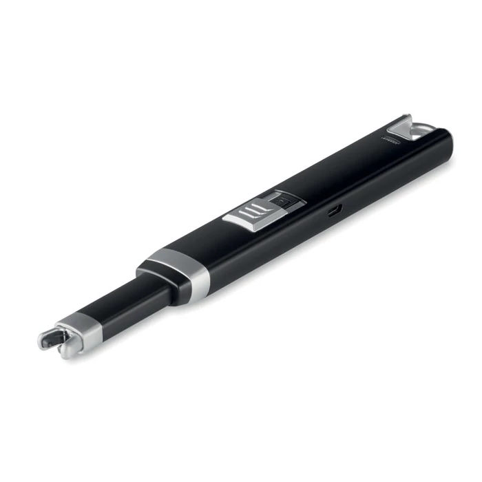 FLASMA PLUS - Nagy USB lánggyújtó - Fekete