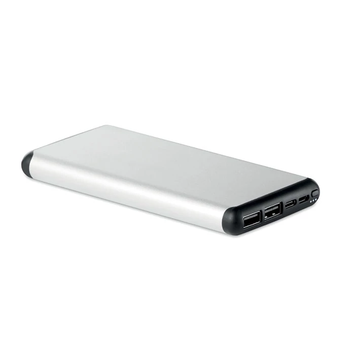 SIUR POWER - 10000 powerbank, tapadókorong - Matt Ezüst