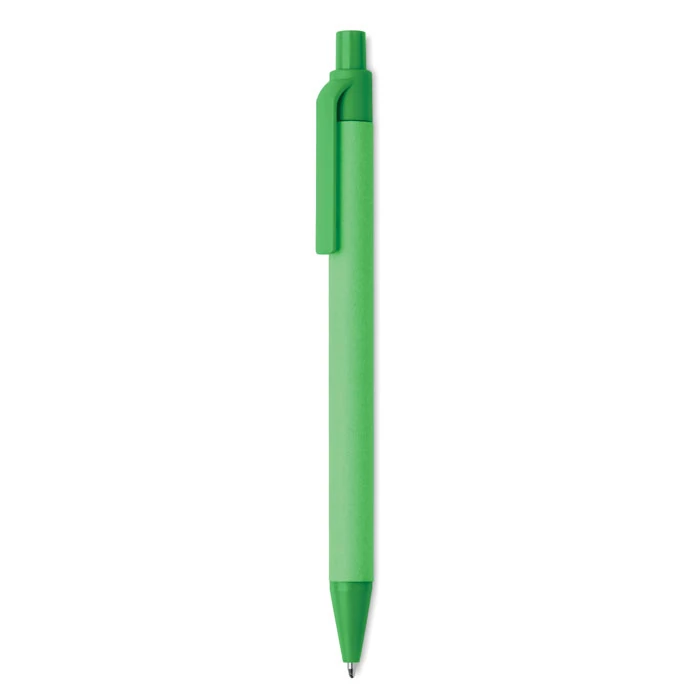 CARTOON COLOURED - Papír/kukorica PLA golyóstoll - Lime