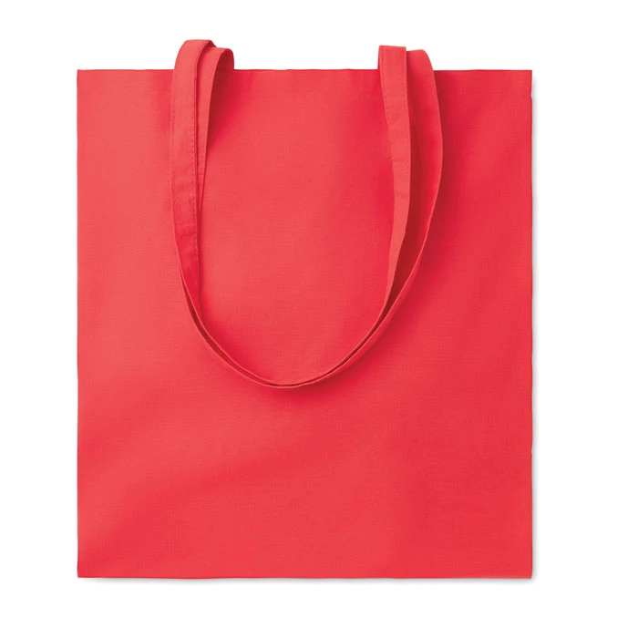 COTTONEL COLOUR ++ - Pamut bevásárlótáska, 180 g - Piros