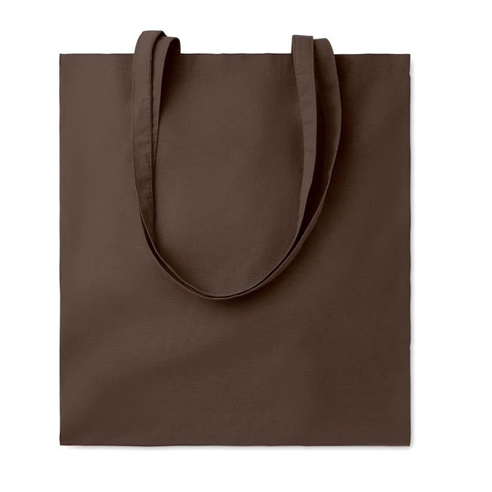 COTTONEL COLOUR ++ - Pamut bevásárlótáska, 180 g - Csokoládé