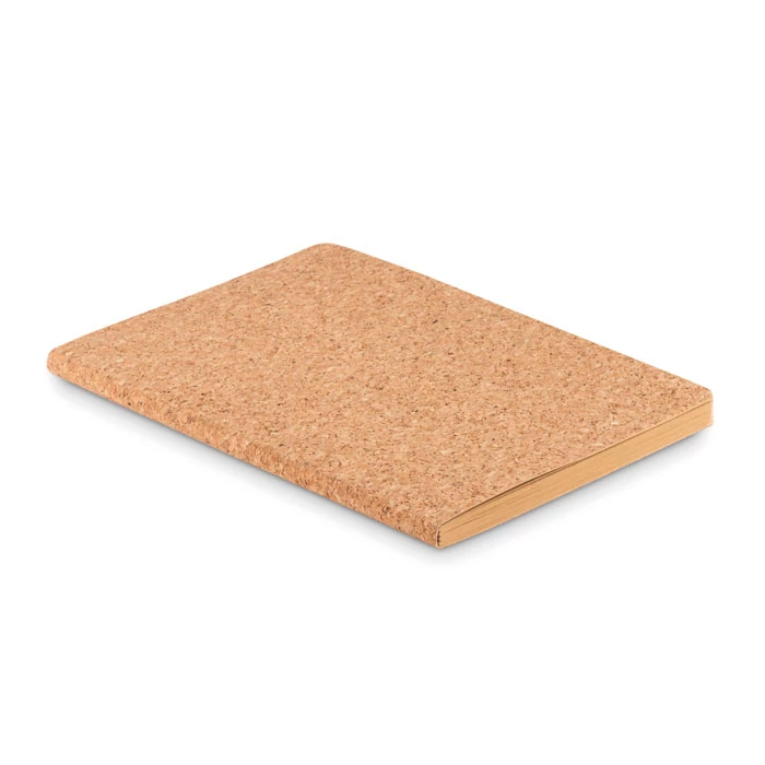 NOTECORK - A5 vonalas parafa notesz - Bézs