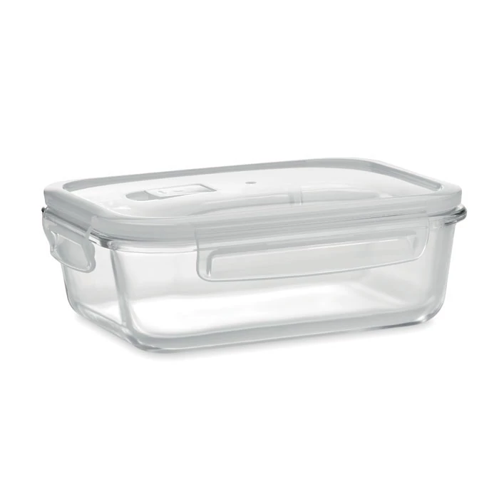 PRAGA LUNCHBOX - Üveg uzsonnás doboz, 900 ml - Áttetsző