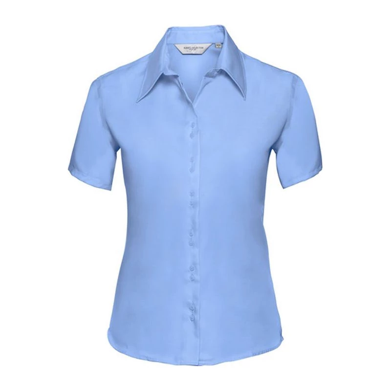 Russell Non-iron ladies blouse short-sleeve